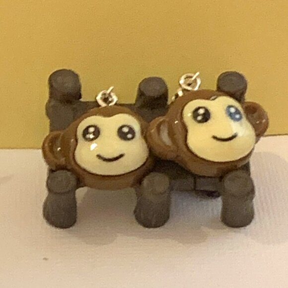 Monkey Earring, Primate Earring, Ape Earring, Monkey Jewelry, Gift Idea - Picture 2 of 7